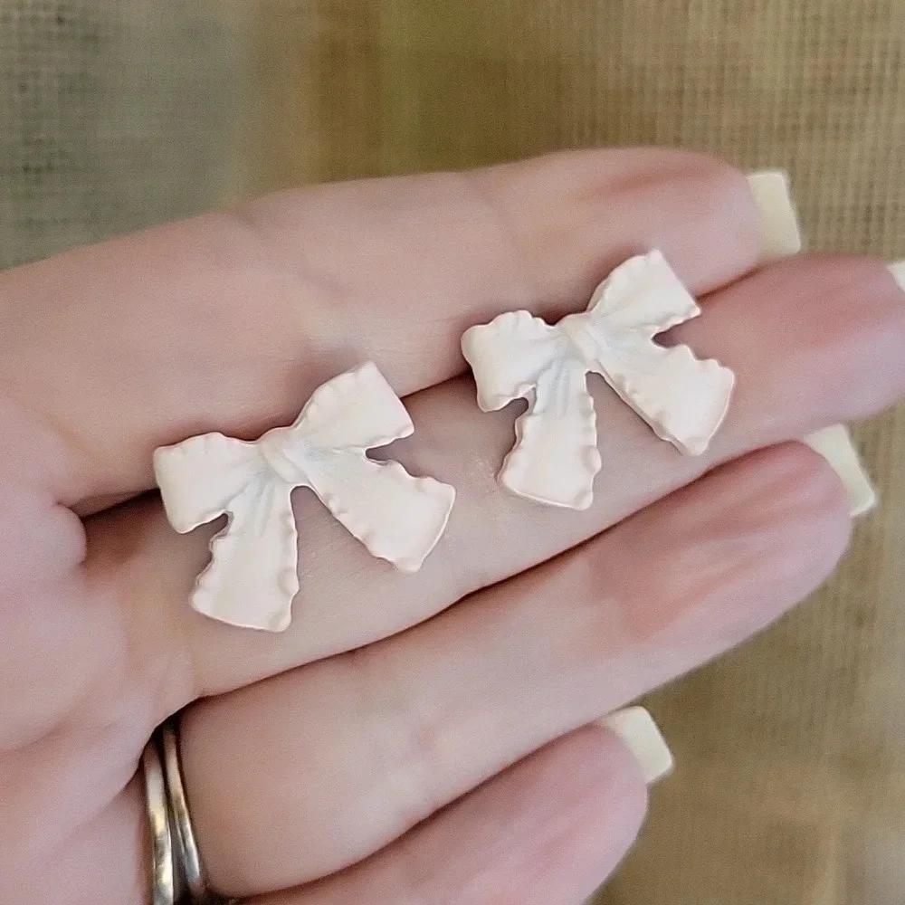 🔥LAST PAIR🔥 PINK BOW EARRINGS